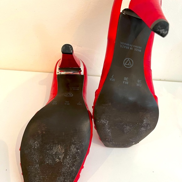Via Patent Red heels - Picture 5 of 6